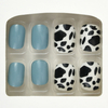Leopard print blå farve fuld dækning Tryk på neglespidser