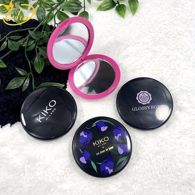 Flower Rose Plast Kosmetisk Makeup Pocket Spejl