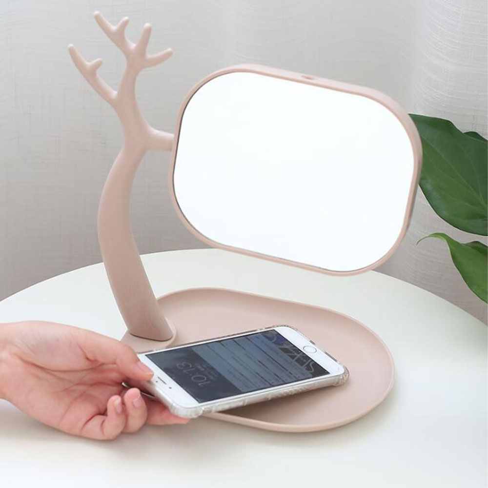 Plastbordspejl Stand up Multifunktionelt kosmetisk spejl