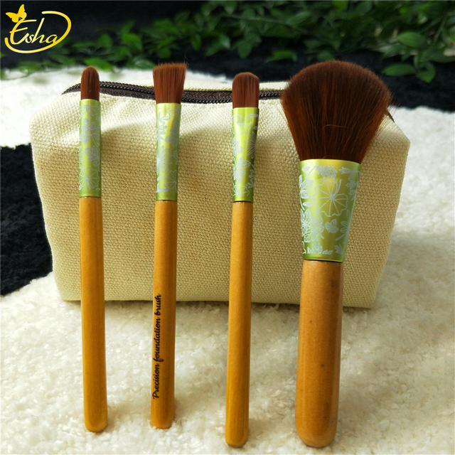 4 STK Beauty træ makeup børster