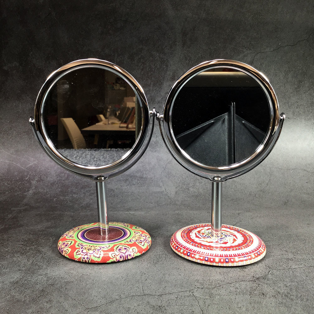 360 graders roterende PU bærbart bordspejl