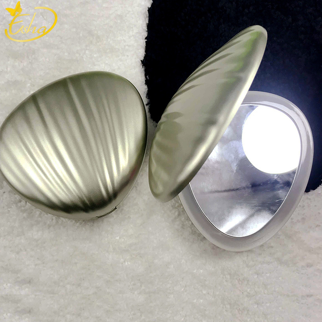 Smukt nyt Shell Shape Light kosmetisk spejl